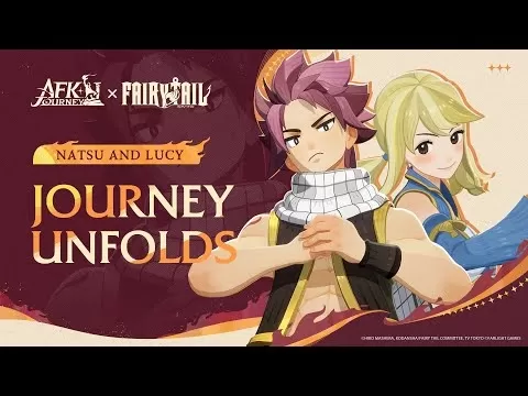 Natsu and Lucy from Fairy Tail join AFK Journey in Fairy Sonata crossover event