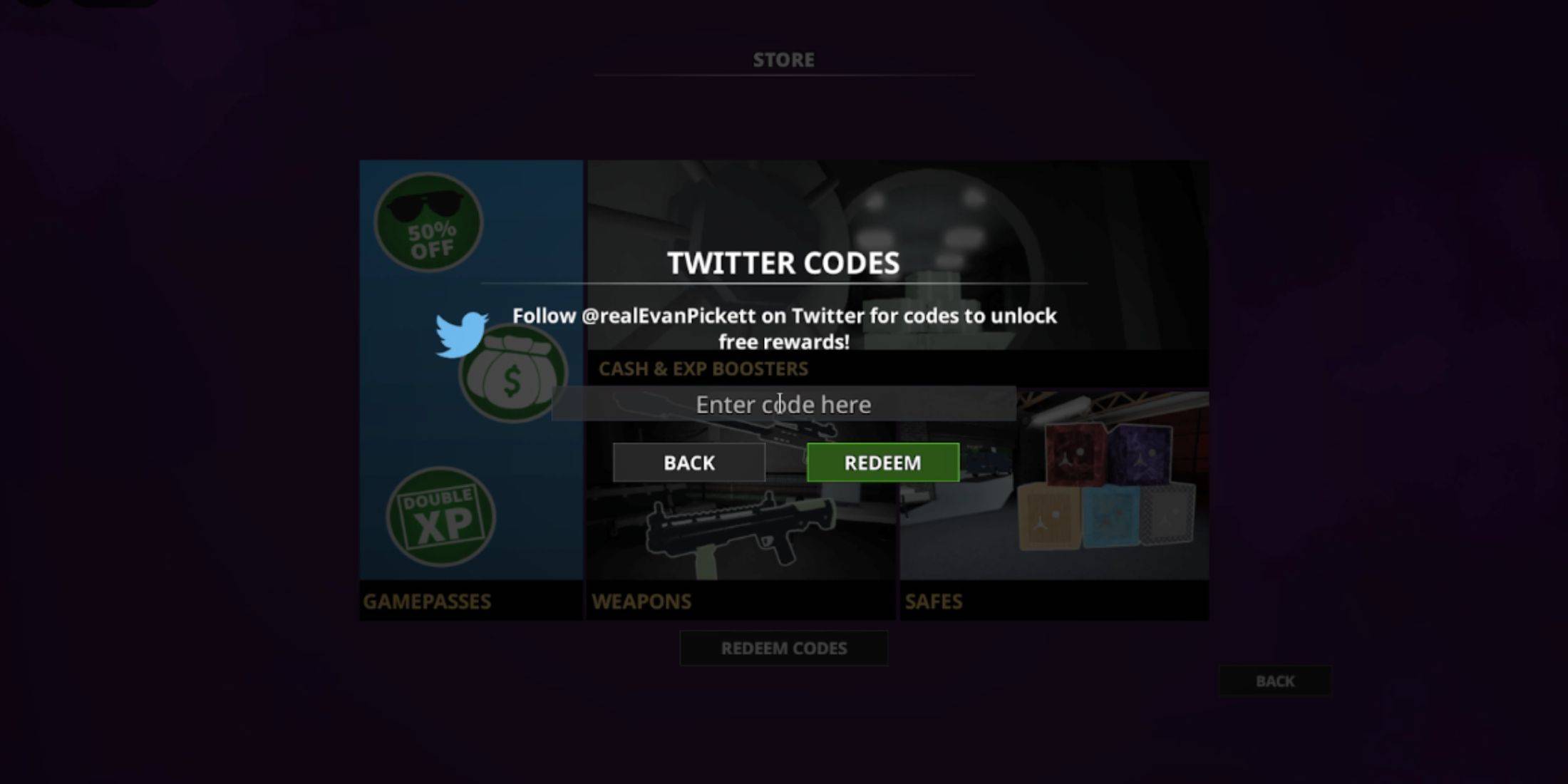 Redeeming Notoriety Codes
