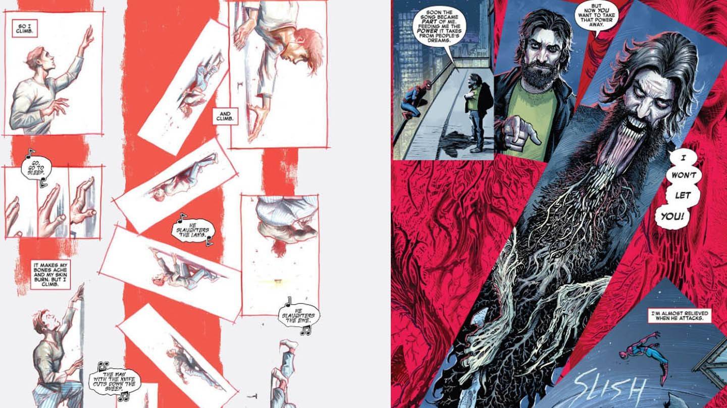Spine-Tingling Spider-Man interior art