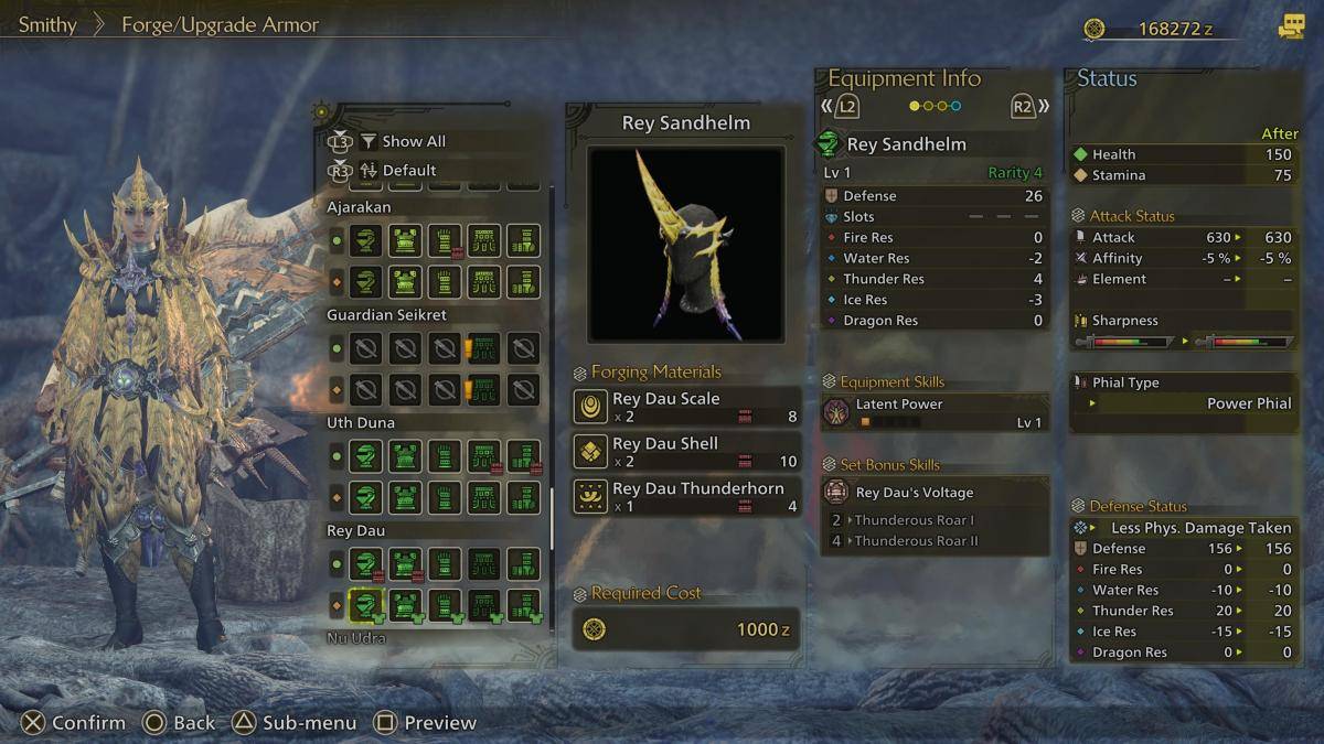 Rey Dau Armor Set