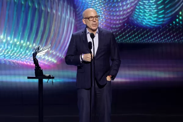 美国任天堂总裁道格·鲍泽（Doug Bowser）为Switch 2发布做准备。凯文·温特（Kevin Winter）/盖蒂（Getty Images）的照片。