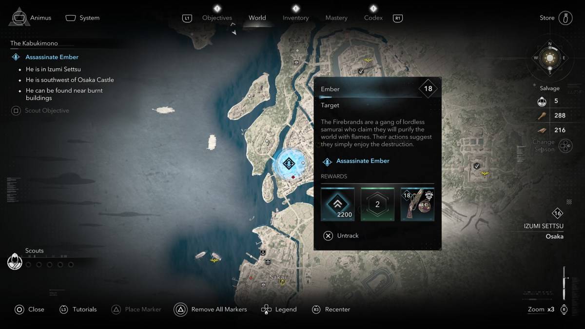 Paano at saan hahanapin ang lahat ng mga miyembro ng Kabukimono sa Assassin's Creed Shadows Ember