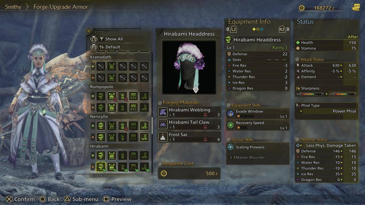Hirabami Armor Set