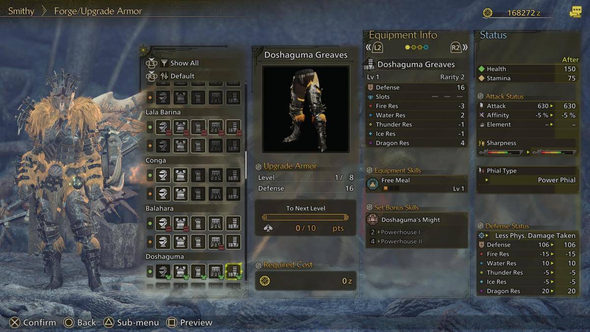 Doshaguma Armor Set Design 2