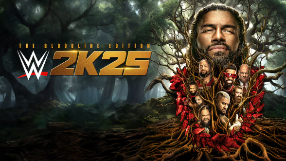 WWE 2K25 The Bloodline Edition Cover