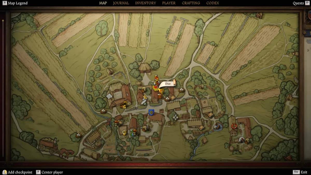 Image: Troskowitz Inn - Hired Hand at Dice Table