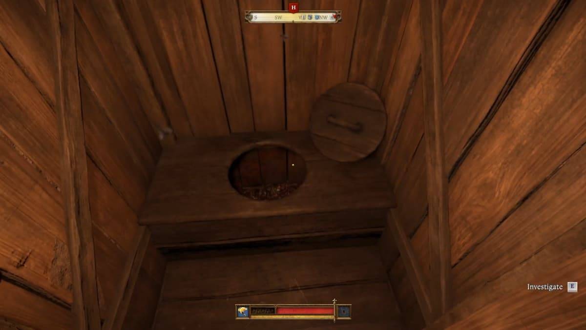 Kinukuha ni Henry ang Royal Treasury Key mula sa Outhouse sa Kingdom Come: Deliverance 2