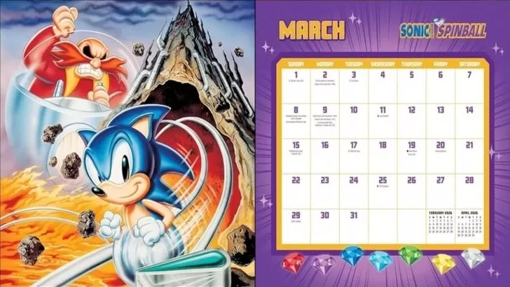 Sonic the Hedgehog plaagt 35e verjaardagsplannen met nieuwe kalender en kunst