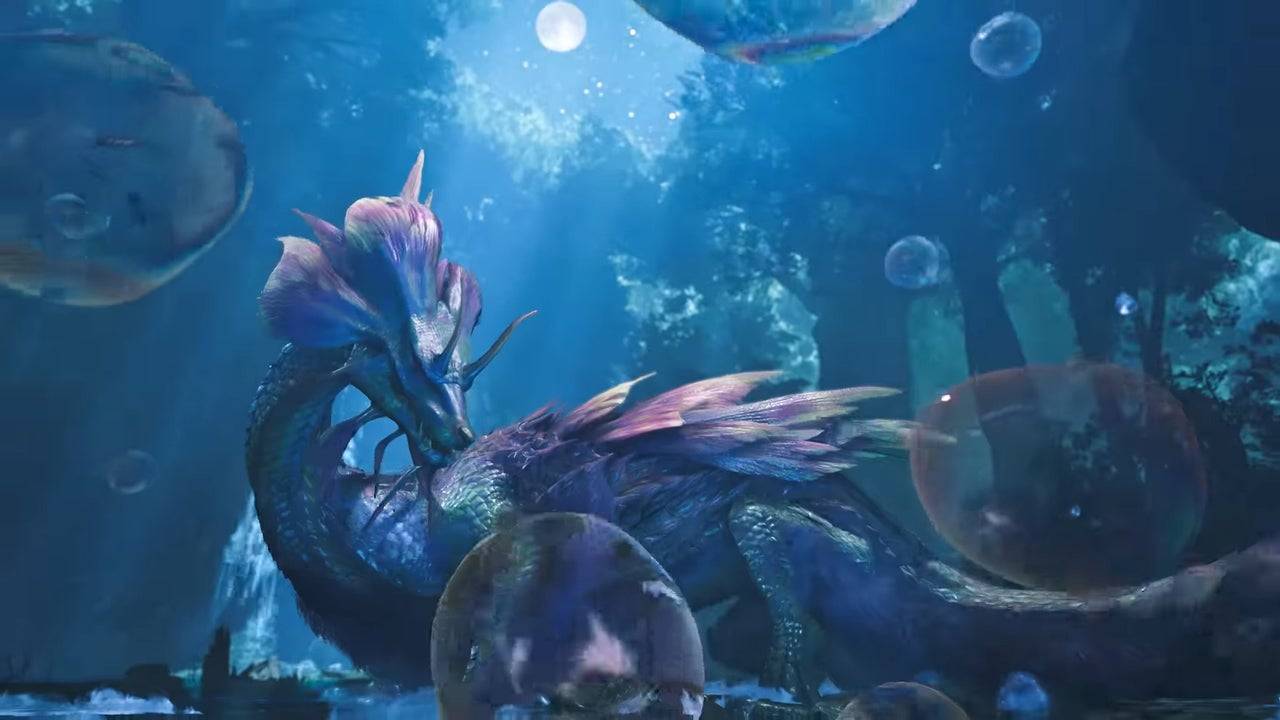 Mizutsune在Monster Hunter Wilds中