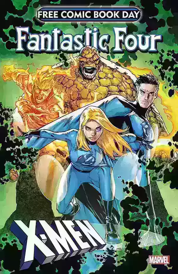 Фантастическая четверка/X-Men #1 обложка