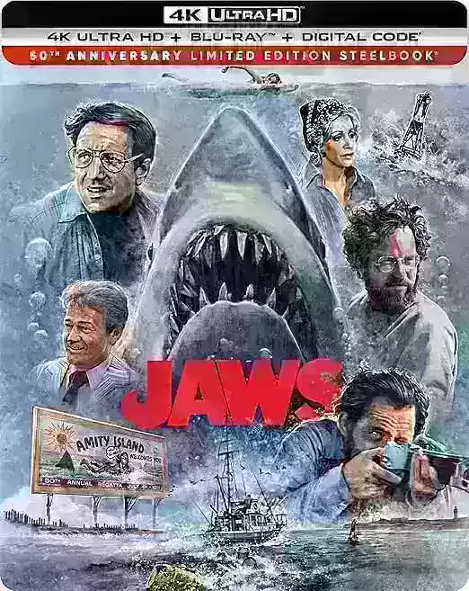Jaws 50th Anniversary Limited Edition 4K Steelbook