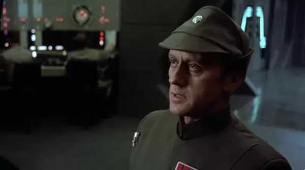 Star Wars actor Kenneth Colley as Admiral Piett