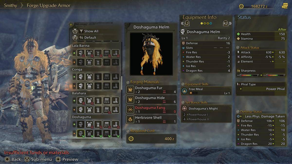 Doshaguma Armor Set Design 1