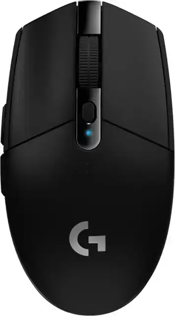 Logitech - G305 LightSpeed Wireless Optical 6 Programmable Button Gaming Mouse na may 12,000 DPI Hero Sensor - Wireless - Black