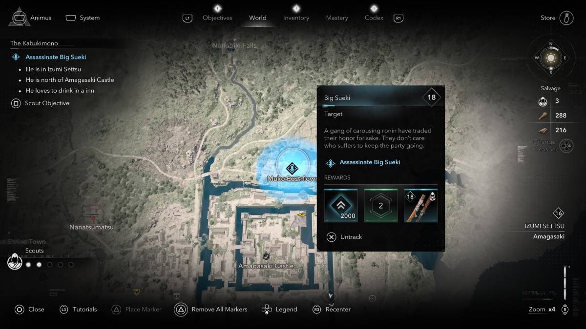 Paano at saan mahahanap ang lahat ng mga miyembro ng Kabukimono sa Assassin's Creed Shadows Big Sueki