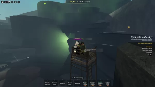 Un giocatore di Beaks parla con Striker l'NPC