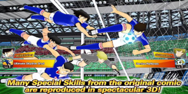 Captain Tsubasa: Dream Team» /></p>
<h3>Увлекательные футбольные матчи с участием людей со всего мира</h3>
<p>В игре вы можете выполнять различные наступательные и защитные действия, например вести мяч к воротам противника, подпрыгивать для перехвата длинных передач и добиваться особых движений определенных игроков. Для поклонников этого аниме и тех, кто любит и ищет футбольные игры, Captain Tsubasa-Fight Dream Team — уникальная веселая игра.</p> </div>