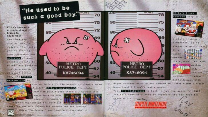Kirby's Early Western Art Style