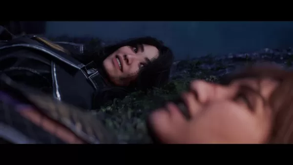 Character interaction scene