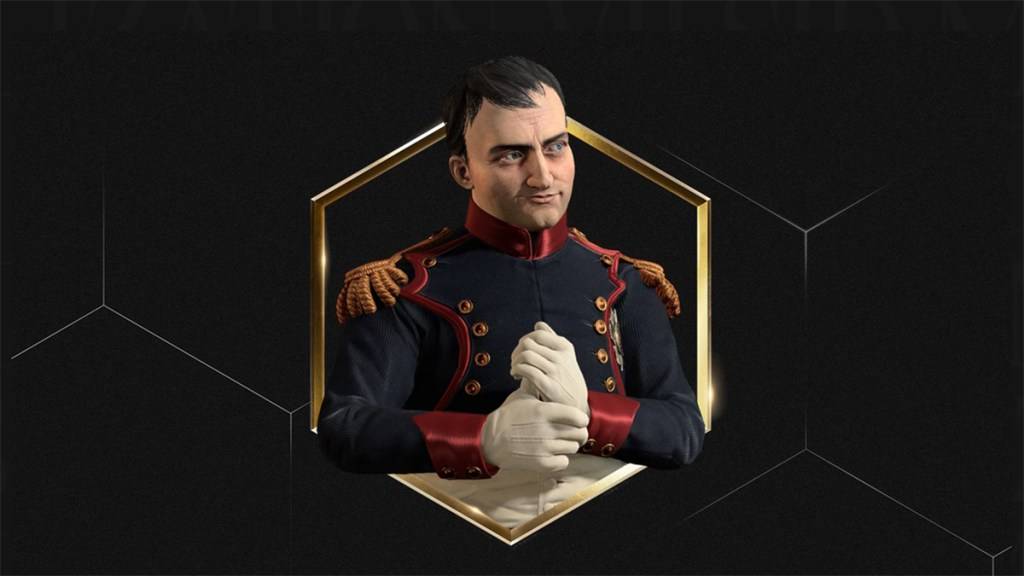 An image of the Emperor Napoleon Persona in Civilization 7