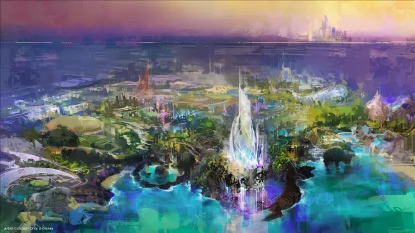 Abu Dabi'deki Yeni Disney Parkının Konsept Sanatı