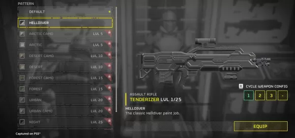 Helldivers 2現在具有武器自定義和進展。圖片來源：索尼互動娛樂。