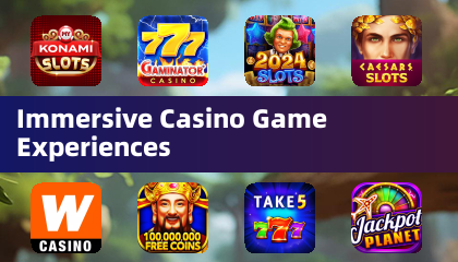 Experiencias de juego de casino inmersivo