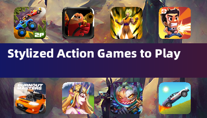Stilisierte Actionspiele zum Spielen