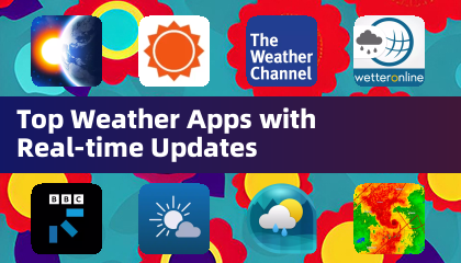Nangungunang mga apps ng panahon na may mga pag-update sa real-time