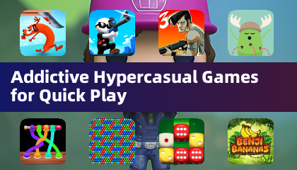 Завыкающие гиперказуальные игры для быстрой игры