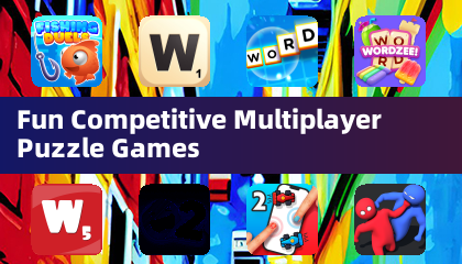 Spaßige wettbewerbsorientierte Multiplayer-Puzzle-Spiele