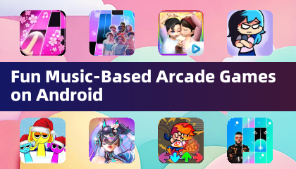 Android에서 재미있는 음악 기반 아케이드 게임