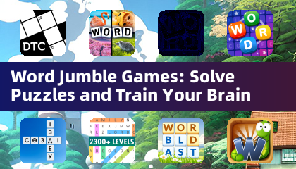 Wort-Jumble-Spiele: Lösen Sie Rätsel und trainieren Sie Ihr Gehirn