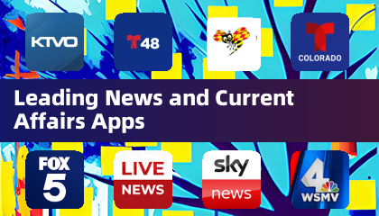 Führende Nachrichten- und Aktualitäten-Apps