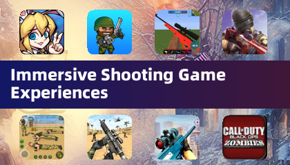 Expériences immersives de jeux de tir