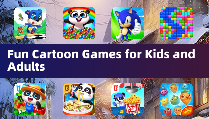 Весёлые мультяшные игры для детей и взрослых