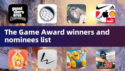 遊戲獎項得獎者與入圍名單