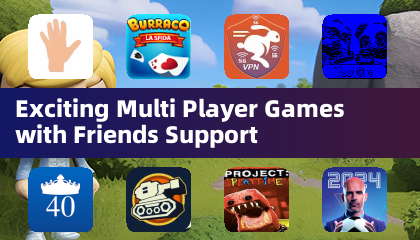 Spannende Mehrspieler-Spiele mit Freunden-Unterstützung