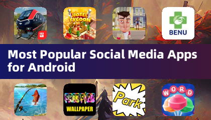 Am häufigsten verwendete Social-Media-Apps für Android