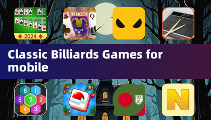 Klassische Billardspiele für Mobilgeräte