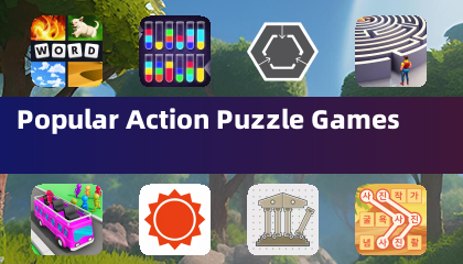 Beliebte Action-Puzzle-Spiele